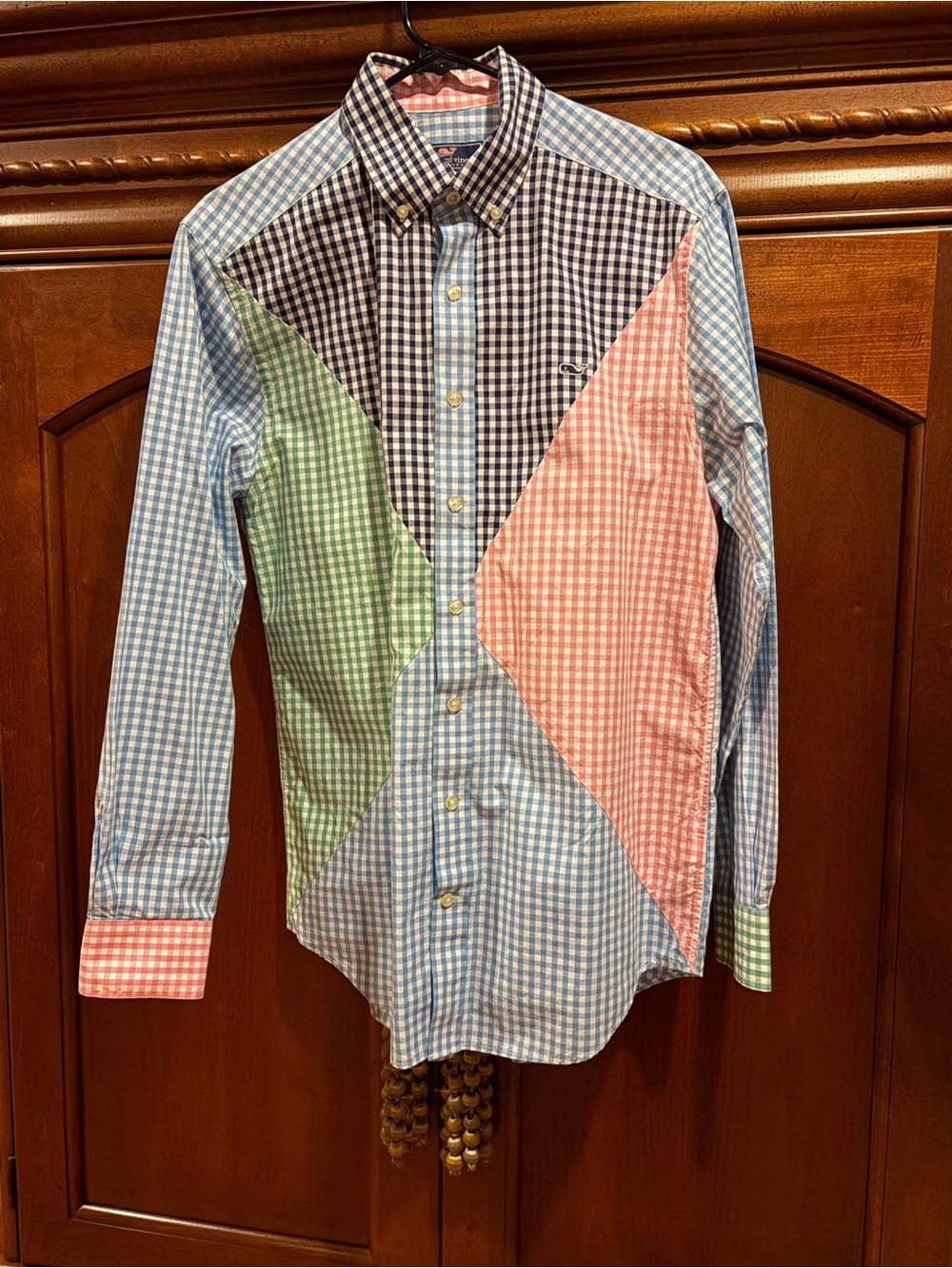 Vineyard Vines by Shep and Ian Multi-Color Gingham Button-Down Shirt, slim fit